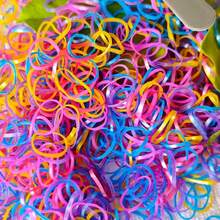 28pcs/Set 28 Colors Disposable Hair Ties, Candy Color Hair Bands, Colorful Small Hair Elastics
