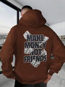 Sweat-shirt à capuche pour homme - Noir - Voir 7