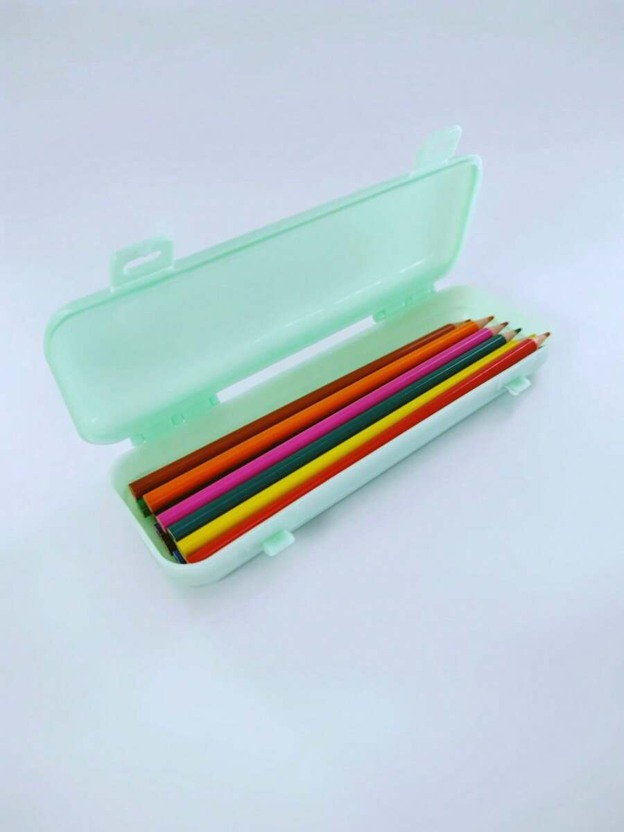 20 School Pencil Cases For Party Favors - 水綠色 - 查看 1