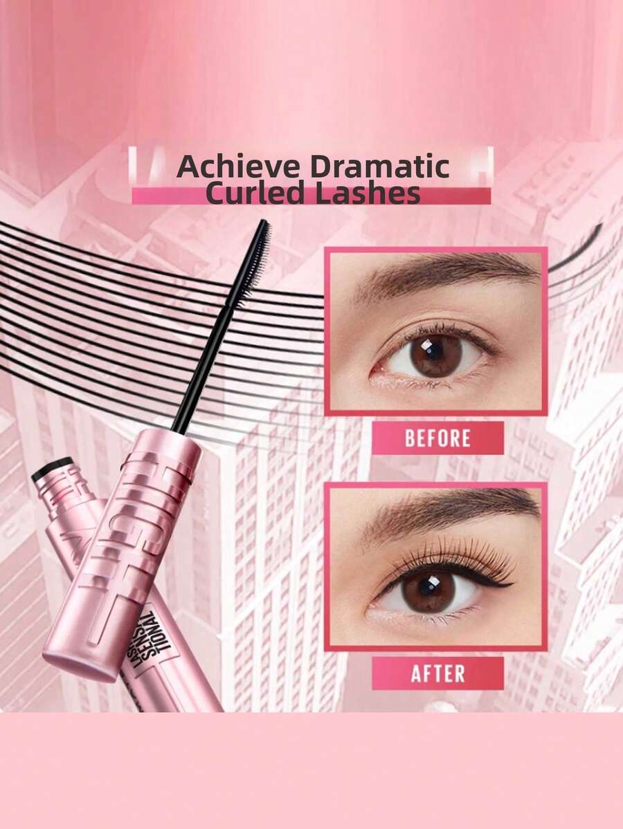 Maybelline 翱翔在天空并持有化妆品卷起眼黑色 - 黑色 - 查看 1