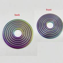 3D Printed Rotating Finger Spinner Toy - PLA Plastic, Multi-Color (Pink/Yellow/Green/Blue/Purple) - Sensory Fidget Toy For Adults And Ages 14+, Compact Desktop Accessory, Finger Spinner - Multicolor - View 7