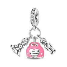 1pc Set Of Charms Featuring A Little Painter, Cartoon Girl, Couple In Love, Dopamine Girl, Sporty Boy, And Newlywed Couple, Perfect For DIY Creative Bracelets And Wristbands. Suitable As Birthday, Holiday, Or Couple Gifts For Women And Girls. - Multicolor - View 13