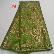 African Brocade Jacquard Lace Fabric 2026 High Quality Lace Material Nigerian French Gilding Lace Fabric For Wedding Dress Sewing - Multicolor - View 2