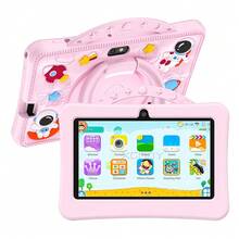 兒童電子學習平板電腦 4GB RAM+64GB ROM 7吋 4核 1.3GHz Android 13 1280x800 IPS 2MP+5MP 相機 4000mAh 大電池 支援 WiFi 遊戲 ABS 塑料+矽膠材質 - 彩色 - 查看 6