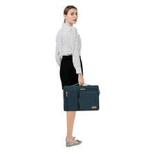 MOSISO 12.9 Inch Tablet Sleeve Case For IPad Pro 13 M4 & IPad Air 13 M3 M2, IPad Pro 12.9 M2 M1 6/5th With Magic Keyboard&Smart Keyboard Folio, Side Open Carrying Bag With 4 Zipper Pockets, Teal Green,12.9inch,TealGreen - Hijau Kehijauan - View 7