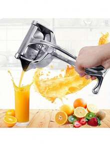 Multi-Functional Orange Juice Manual Juicer Juice Extractor Household Kitchen Tools Lemon And Pomegranate Juice Extractor - Silver - View 6