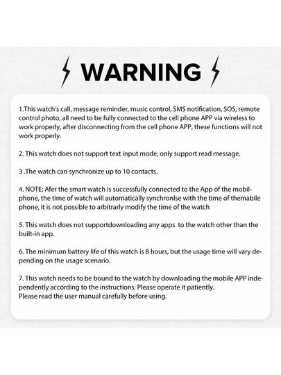 New 1.5" HD Touch Slimme Horloge Dual Straps, LED Torch, Wireless Calling, Weather Fitness Tracking, IOS roid Compatible view 10