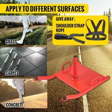 Power Speed Sled Push/Pull Weight Sled Training/Harness - 1 - View 5