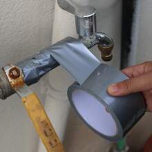 1卷防水管道修补胶带 – 强力自粘式泄漏密封胶带，适用于管道、电气和软管缠绕 - 銀色 - 查看 5