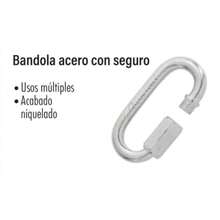 BANDOLA DE ACERO  2" ADIR 7284 • ALTA RESISTENCIA • IDEAL PARA CARGA Y SUJECIÓN - Plateado - Ver 2