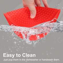 2 Pcs Silicone Trivets Mats For Hot Pots And Pans, 9\ Round Hot Pot Holders Multi-Purpose Heat Resistant Trivet With Hang Hole For Pots & Hot Dish, Countertops (Light Grey),LightGrey - Lightgrey - View 5