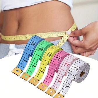 EDCUEBE7 4 piezas Regla de medición suave, cinta métrica de sastre, 1,5 m/60 pulgadas