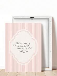 1 Tranh canvas "Hạnh phúc ở xung quanh chúng ta", in họa tiết sọc tối giản hiện đại, tranh nghệ thuật treo tường với câu nói truyền cảm hứng tích cực, tranh nghệ thuật với câu nói "Bạn sẽ không bao giờ biết tôi yêu bạn nhiều đến thế nào", quà tặng ngày Valentine, quà tặng cho cặp đôi, trang trí phòng ngủ, trang trí phòng khách, trang trí văn phòng, tranh treo tường, trang trí nhà cửa, poster, tranh treo tường có khung, khung tùy chọn - Nhiều màu - Xem 16