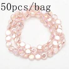 Gói 50 hạt bát giác dẹt 8mm, phụ kiện làm đồ trang sức tự làm cho vòng cổ, vòng tay, hoa tai, móc khóa điện thoại và quà tặng - Bát giác phẳng 8mm - Xem 21