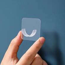 2/6/8件装免打孔家用伸缩杆支撑贴纸免钉可调节杆架横杆墙钩固定支架 - 彩色 - 查看 7