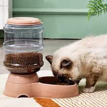 Bebedouro automático para animais de estimação de 3,8 litros, tigela inteligente de plástico para cães e gatos, dispensador de comida e água. - Ver 1