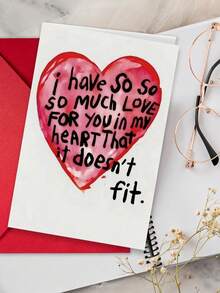 Romantic "I Love You" Greeting Card And Envelope, Suitable For Valentine's Day, Anniversary, Birthday Party, Proposal, Wedding - Multicolor - View 4