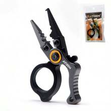 New Aluminum Alloy Pliers With Lock, Mini Fishing Pliers, Line Cutter, Split Ring Opener - Multicolor - View 7