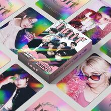 124pcs DO IT Album Holographic Cards, Stickers, LOMO Cards, High-Quality Double-Sided Printing, Matte Coating Collection Cards, Perfect Gift For Fan Meetups, Vivid Design, High-Quality Printing, Glossy Surface, K-Pop Merchandise - Multicolor - View 7