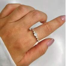 Women's Solitaire Crystal Ring Inspired By Constellations, Sophisticated And Modern Style - #20 - View 10