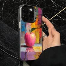 Funda de Teléfono Diseño de Arte Colorido de Apple para  14 Pro Max  13  Galaxy S23 S22 Opción de Regalo Ideal para Todas las Temporadas - Plateado - Ver 4