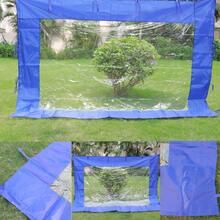 1pc Waterproof Heavy-Duty Clear Window Sidewall For Canopy Frame, 1 Pack Sunwalls Only,(Blue/Red) - Multicolor - View 9