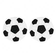 Schwarz-Weiß Fußball Bubble Druckentlastungs-Puzzle-Spielzeug, Fidget-Spielzeug, beliebtes Bubble-Stressabbau-Spielzeug, geeignet für Erwachsene und Kinder, Party-Dekorations-Geschenke für Weihnachten, Halloween, Entspannung Spielzeug, Geschenke zum Fest für Jungen und Mädchen, Drück- und Knall-Spiele für Kinder und Erwachsene