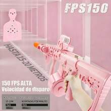 Pistola de hidrogel, Lanzadores de Bolas de Gel para Niños, Pistola de juguete, Pistola de agua, Juguete para aire libre, Regalos de cumpleaños para niños regalos de Navidad para el día del niño 3 Reyes Los favoritos de los niños Regalos de los padres - M4 negro - Ver 3