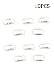 10 Personalized Custom Shoe Name Tags For School To Distinguish Shoes, Clothes, Umbrellas, Water Cups And Other Daily Necessities,Luggage Tag, Personalized Gifts - Style a - View 44