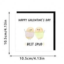 1 tấm thiệp Galentine tặng bạn thân, thiệp chúc mừng ngày Galentine, thiệp chơi chữ về khoai tây hay nhất, thiệp Galentine vui nhộn để chúc mừng bạn thân của bạn - Nhiều màu - Xem 7
