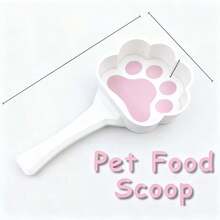 Cute Paw Print Spoon, Universal Pet Spoon For Cats And Dogs, Pet Feeding Spoon, Pet Feeding Supplies - White - View 7