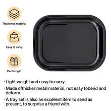 Large Odor-Proof Bag Multi-Piece Set, Includes Premium Large Lockable Odor-Proof Bag, Metal Tray, 5 Individual Storage Tubes, And 5 Sealing Storage Bags, Suitable For Travel, Parties, Gifts For Birthdays, Valentine's Day - Multicolor - View 9