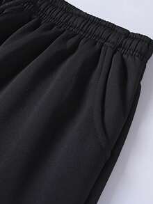 Men's Casual Thermal Lined Long Sleeve Sweatshirt And Pants Set, Winter