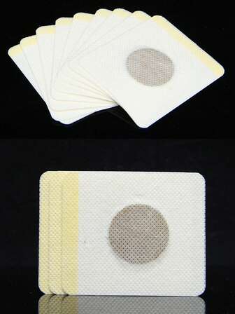 100pcs Moxa Belly Patches, Natural Plant Essence Daily Care Body Navel Patches, Gentle And Non-Irritating, Regulating And Nourishing, Chinese Medicine