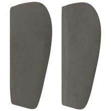 vidaXL Kopfteil Mit Ohren Dunkelgrau 147x23x78/88 Cm Samt - Grey - View 4