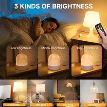 Rechargeable Bulb - E27 Battery Powered Bulb, 10 Dimming And Color Ribbon Remote Controls Suitable For Non Hard Wired Wall Lights, Pendant Lights - 4 件 - 查看 8