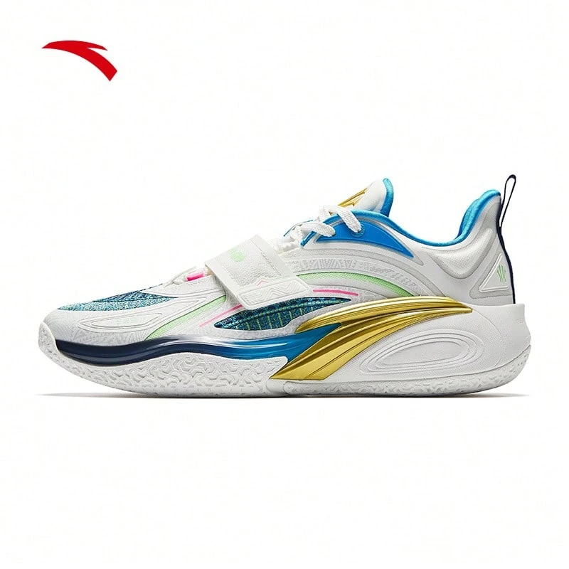 Anta []  Men KAI 1 Basketball Shoes Shock Absorption Wear-Resistant Shoes 112611110SF - Home/White -1 - View 1