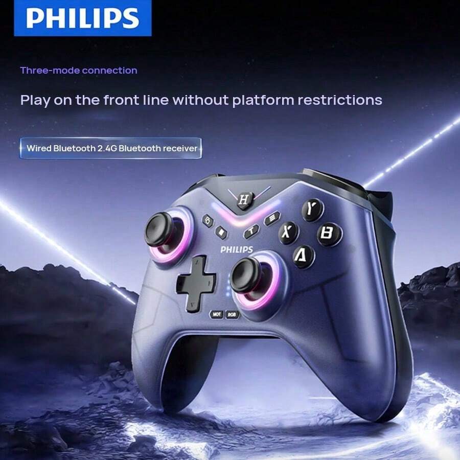 PHILIPS Mando inalámbrico Bluetooth DLK5070: Gatillos Hall duales ...