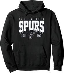 NBA Official San Antonio Spurs Hot Plate Pullover Hoodie1pc All-Season 300g Pure Cotton Single-Sided Printed Sports Sweatshirt T-Shirt - Màu 6 - Xem 1
