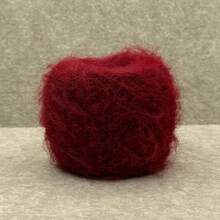 4 حزمة من خيط الصوف المخلوط بالألباكا - 760م/832 ياردة، سمك متوسط، خيط ناعم طويل الألياف، مناسب لصنع أوشحة وسترات دافئة | مجموعة صوف ناعمة للتريكو والكروشيه، مخلوط بالنايلون، متين - احمر خشبي - مشاهدة 3