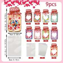 20 Pcs/10 Pcs/5 Pcs/1 Pc Valentine'S Day Greeting Cards, 9 Fun Valentine'S Day Exchange Cards, Perfect For Classroom Party Gifts, Happy Valentine'S Day Greeting Cards, Fun Valentine'S Day Gifts For Classrooms, School Exchange Party Gifts, Small Business Supplies (Candy Not Included) - Multicolor - View 3