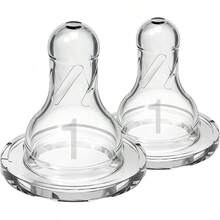 Dr. Brown'S Natural Flow Tetina Estándar, Nivel 1, 2 Unidades - Nivel 2 (3m+) - Ver 8