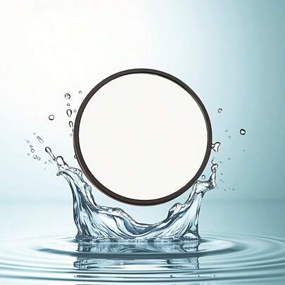 1个简约雪花图案圆形便携化妆镜，2.76英寸小巧尺寸，女士便携式化妆镜，经久耐用，轻巧便携，适合居家、户外、约会等场合使用。