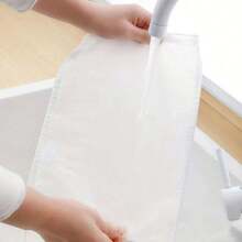 2pc Fabric Strainer Mesh Bag, Modern White Multifunction Mesh Bag Kitchen