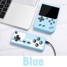 迷你掌上马卡龙游戏机，400合1复古游戏机，8位2.4英寸彩色液晶显示屏