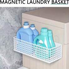 Large Magnetic Side Storage Rack - Strong Magnet, No Drilling Required, Kitchen Storage Organizer, Multi-Functional Storage Basket, Suitable For Refrigerator, Microwave, Washing Machine, Refrigerator Storage. - Multicolor - View 11