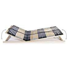 vidaXL 2 Stück Lattenroste Mit 42 Leisten, 7 Zonen, 80x200 Cm - Brown - View 4