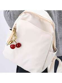 1pc Glitter Cherry Pendant With Keychain, Cute Cherry Keychain Charm For Women Wallet And Handbag, Car Accessories, Gift For Christmas, Valentine's Day, Halloween - Multicolor - View 8