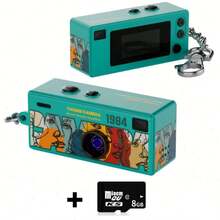 Vintage-Style Mini Multi-Function Mini Digital Camera - Interchangeable Lens & Manual Control HD CCD Portable Camera With Instant Mobile Upload | Ideal For Vlogging, Travel, And Daily Use (Multi-Color Compact Design) - G6相機+8G記憶體卡 - 查看 12