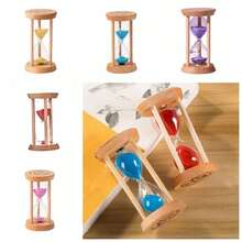 1/3/5 Minutes New Wooden Mini Desktop Decoration Sand Clock Creative Timers Sandglass Kitchen For Kids Gift